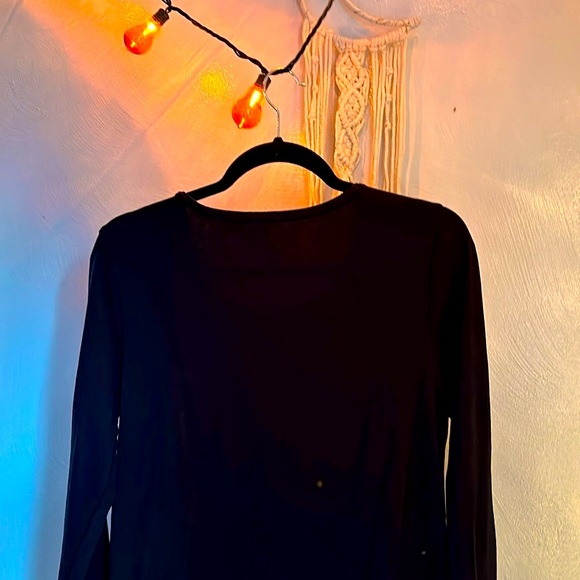 ⭐️NWOT JJILL PERFECT Shirt, Black, M, 100% Pima Cotton, Perfect for Layering 🖤💖 - Picture 9 of 12